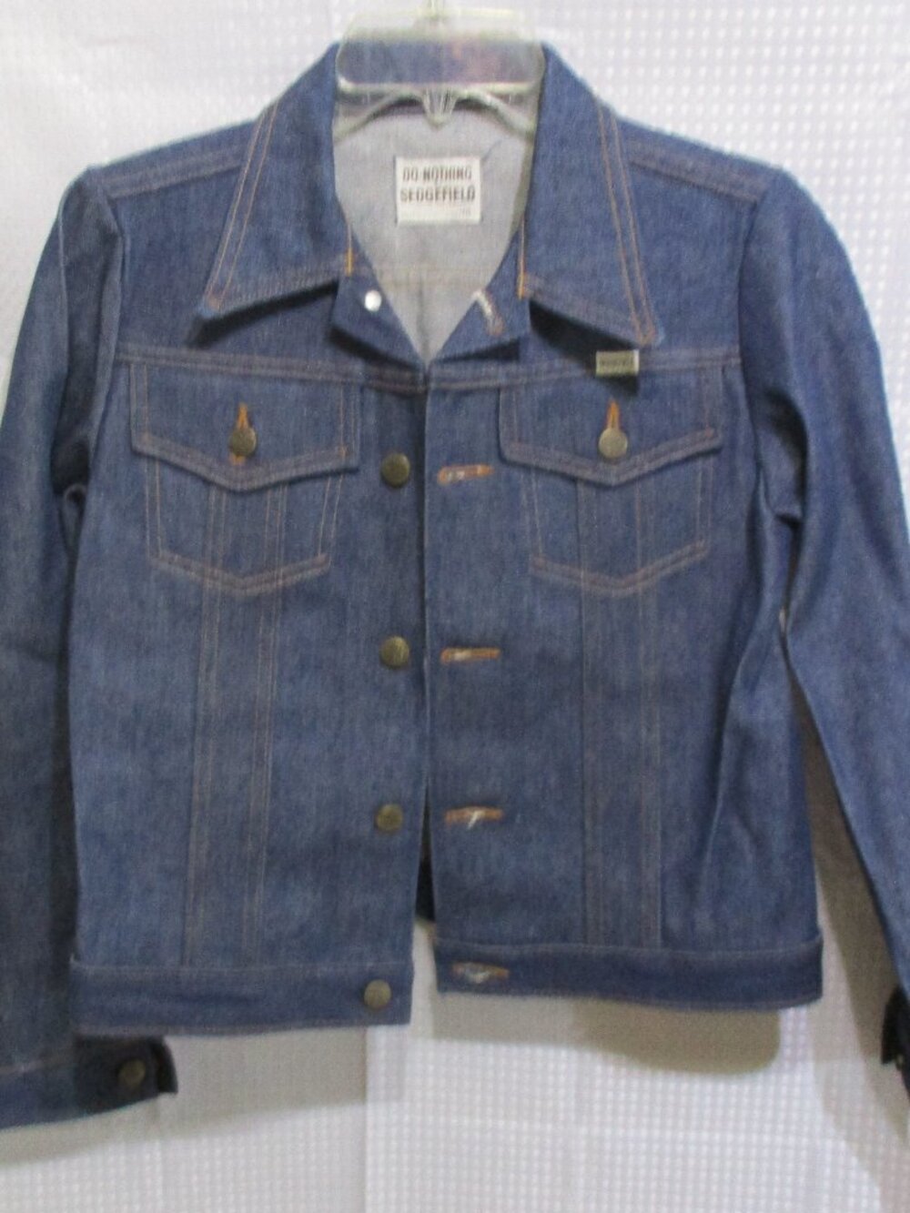 Vintage 1980's Do-Nothing Sedgefield Boy's Denim Jacket Made in USA   Sz. 18